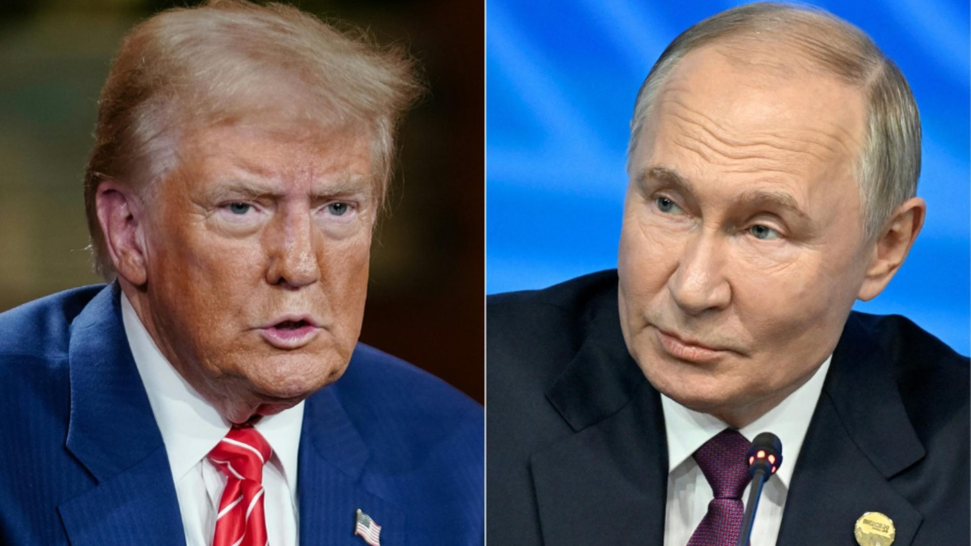 Donald Trump și Vladimir Putin. Foto: Profimedia