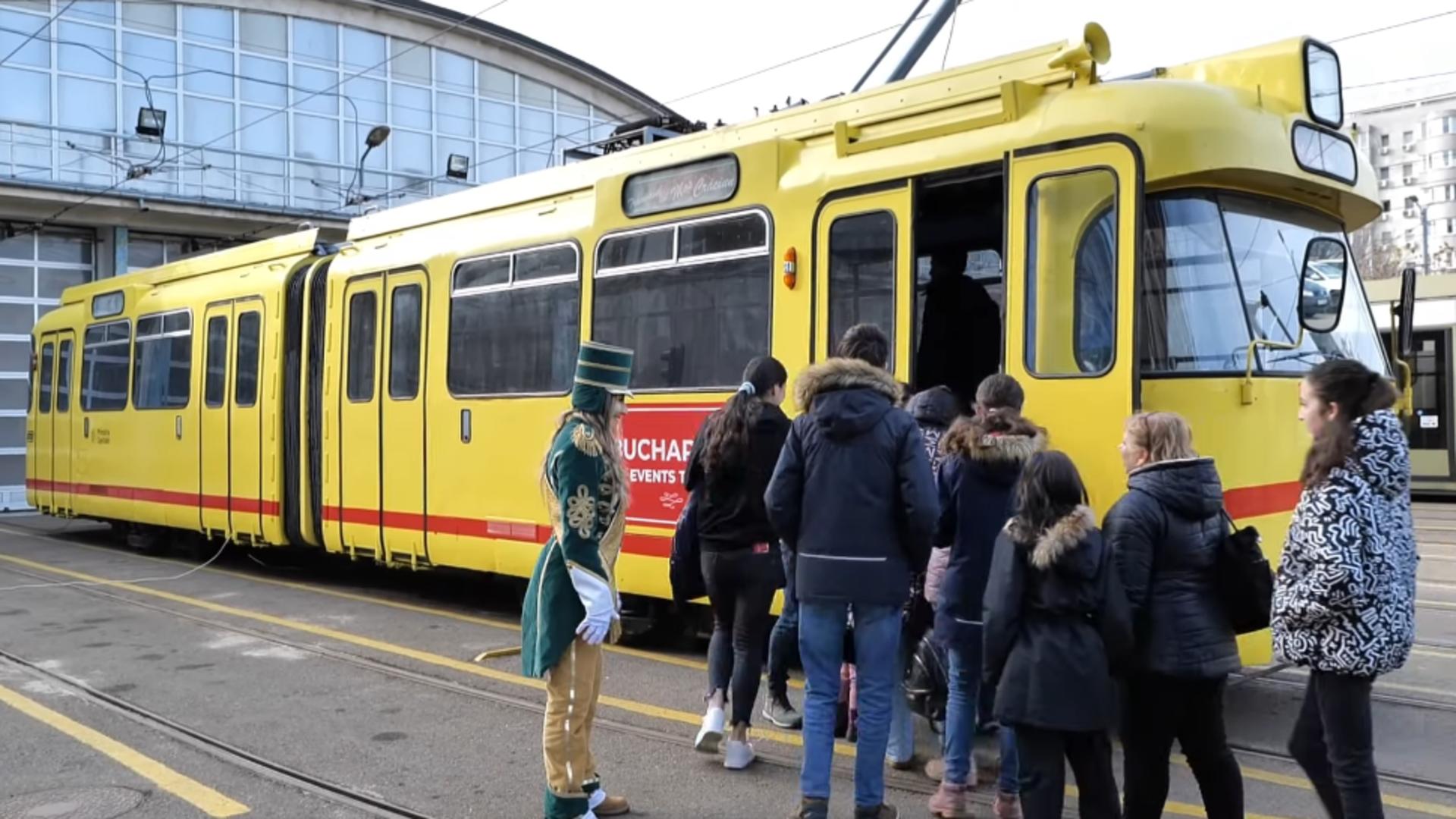 STB lansează „Tramvaiul lui Moș Crăciun”