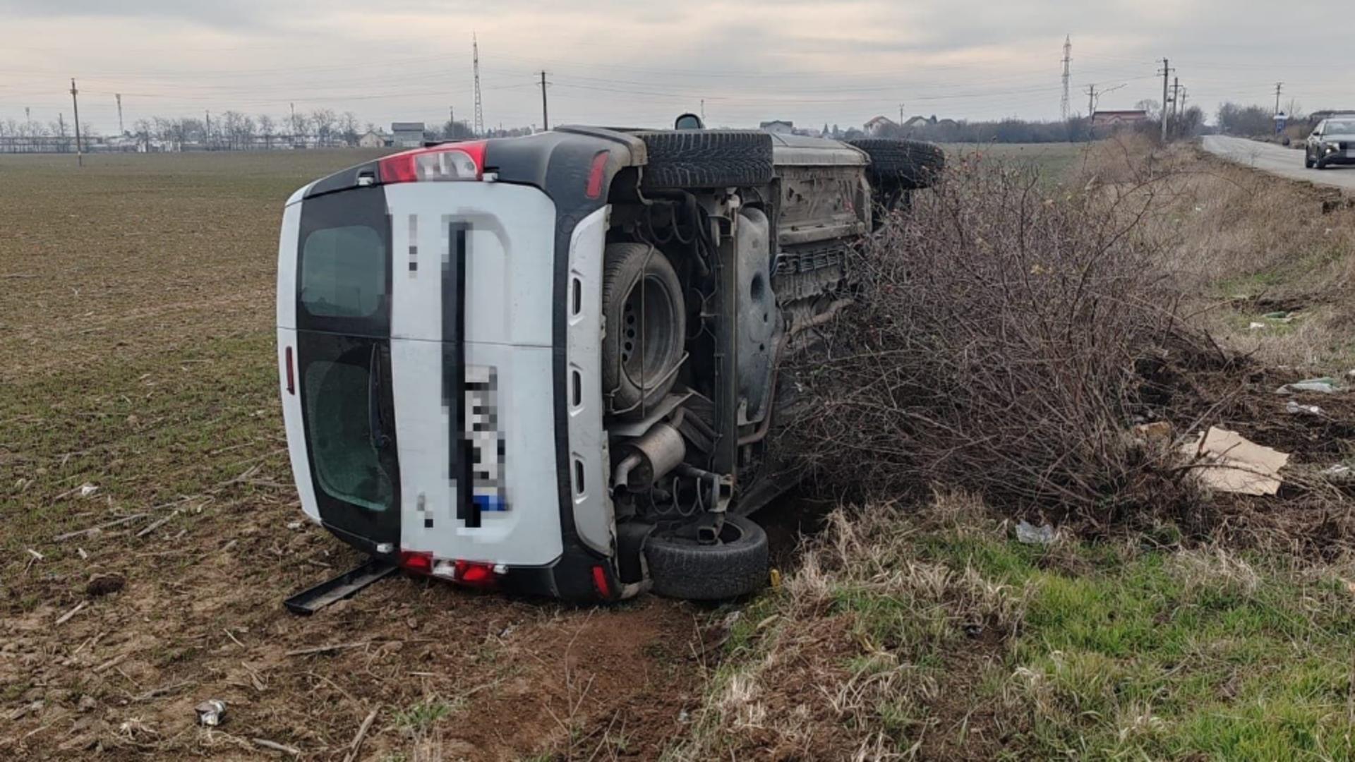 Grav accident rutier în apropiere de București. 3 mașini implicate în colziune: sunt mai multe victime