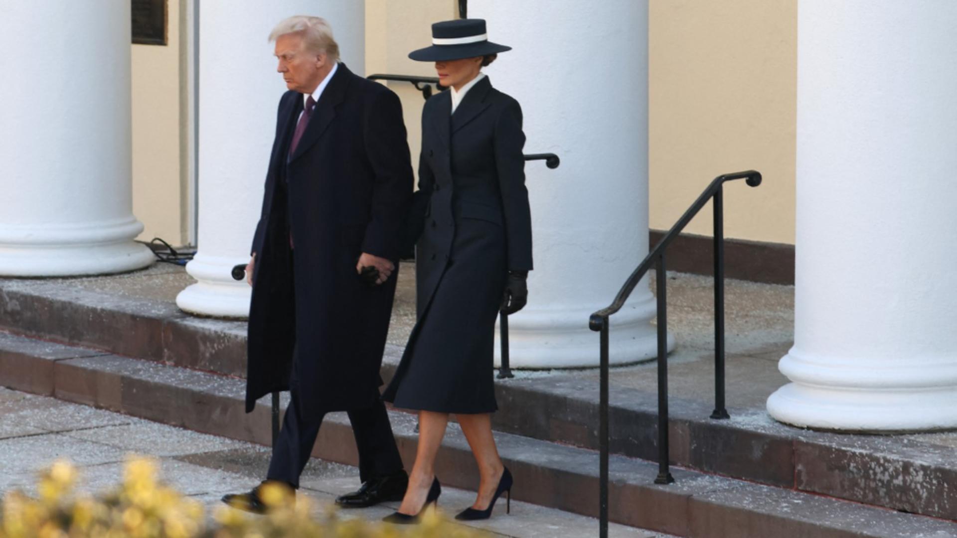 Cum s-a îmbrăcat Melania Trump în ziua învestirii lui Donald Trump. Ținuta ei a fost din nou atent analizată