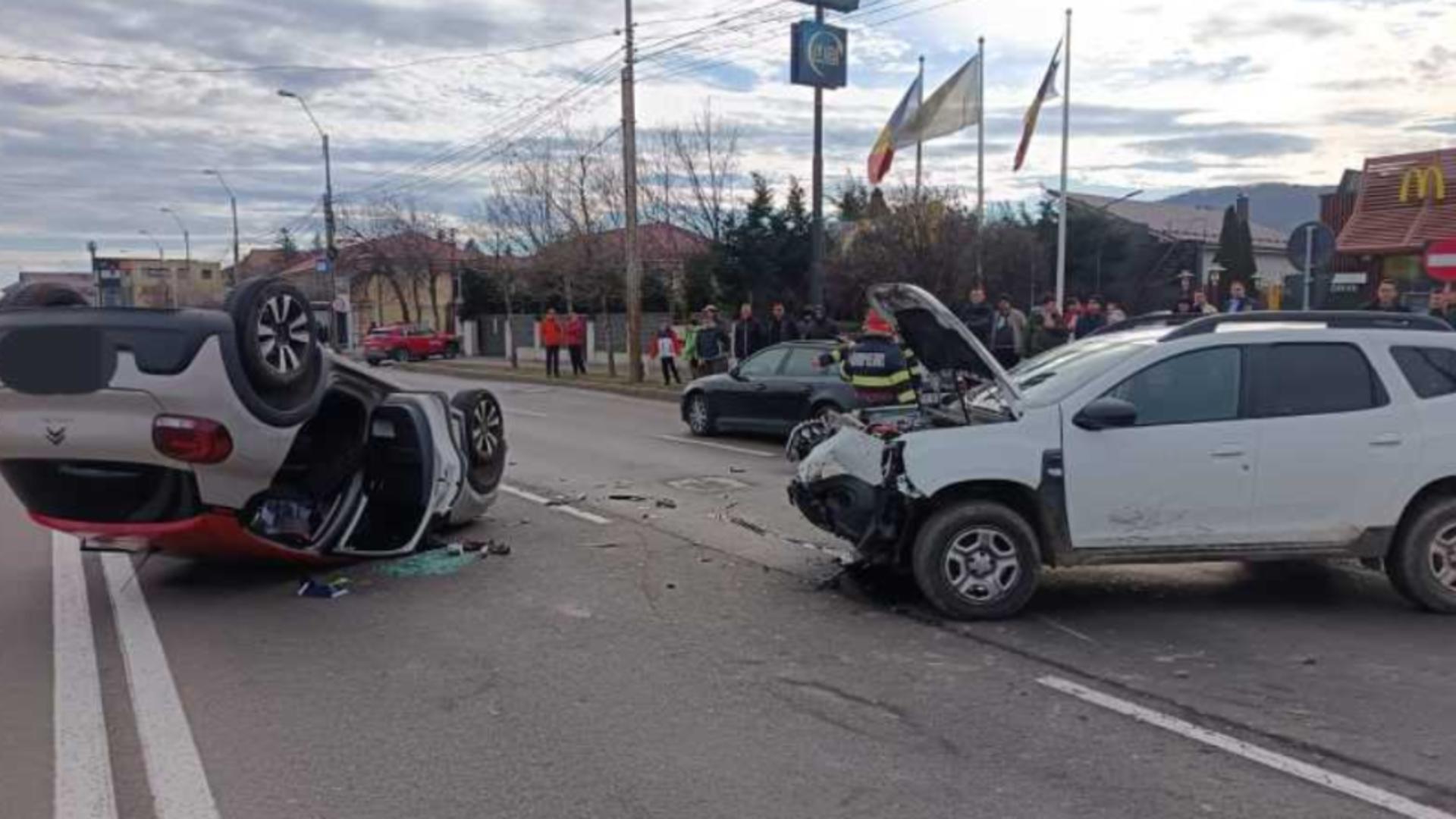 Accident în municipiul Piatra Neamț