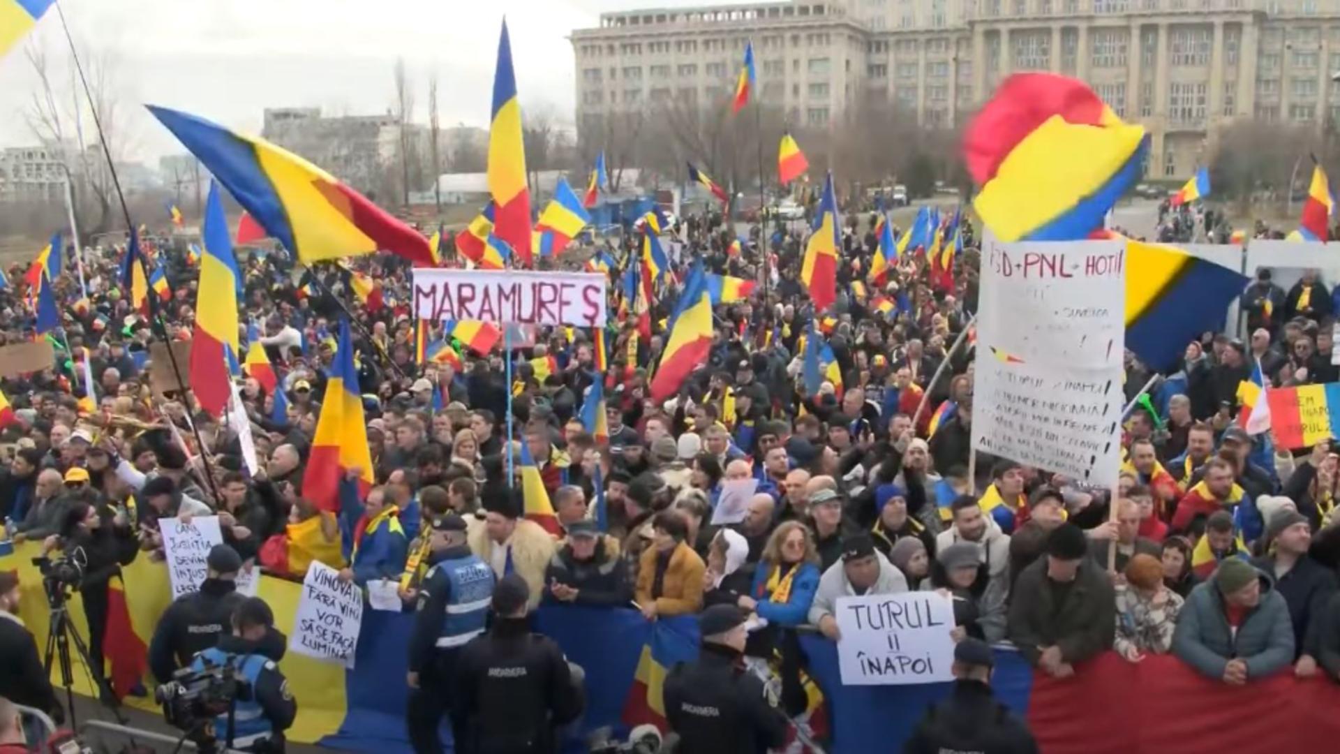 Protestele din țară au un puternic ecou în diaspora. Foto/Captură video