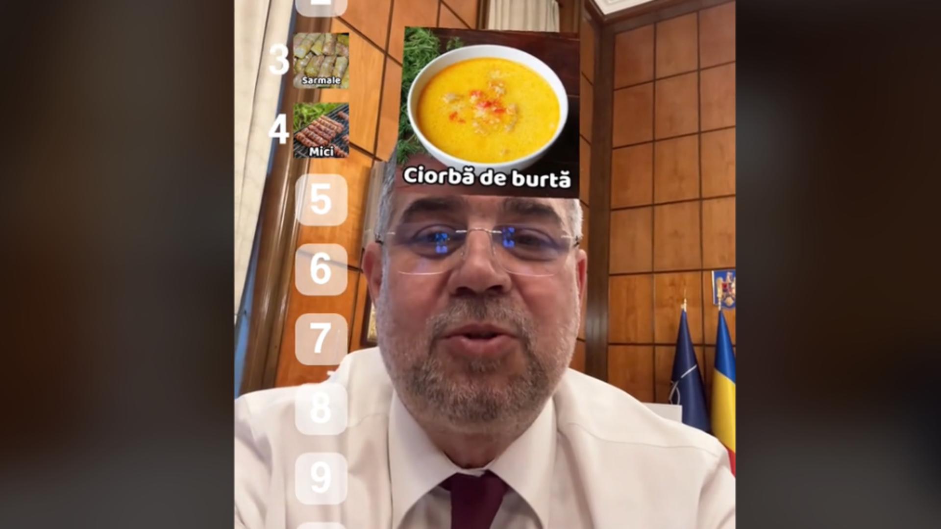 Marcel Ciolacu încearcă să devină popular pe TikTok! Premierul a ajuns să dea sfaturi de nutriție