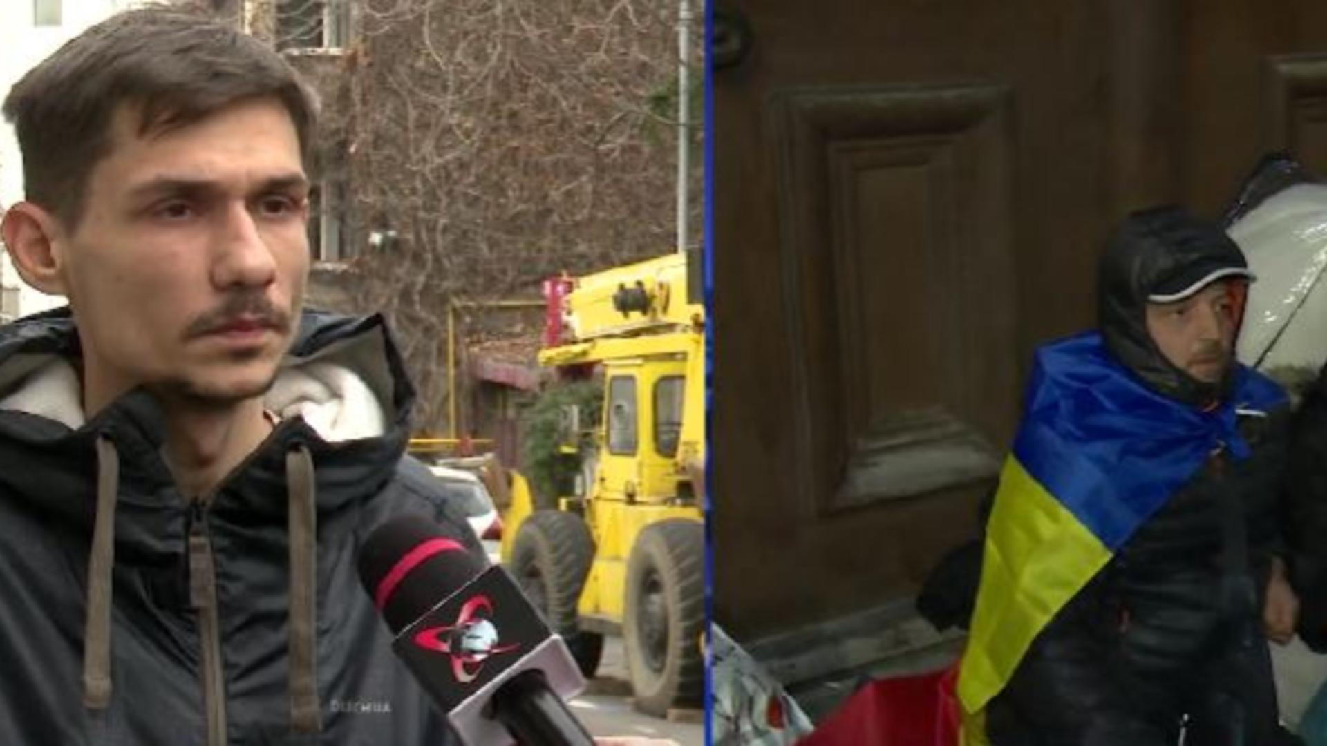 Concediat și fără familie pentru că-și cere dreptul de VOT, în stradă. Florian a intrat în greva foamei pe scările Curții de Apel București 