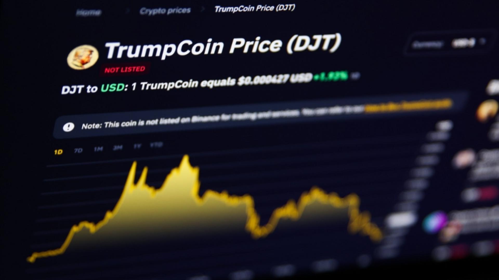 Criptomoneda lui Donald Trump explodează: „Noul aur digital” atrage miliarde înainte de revenirea la Casa Albă