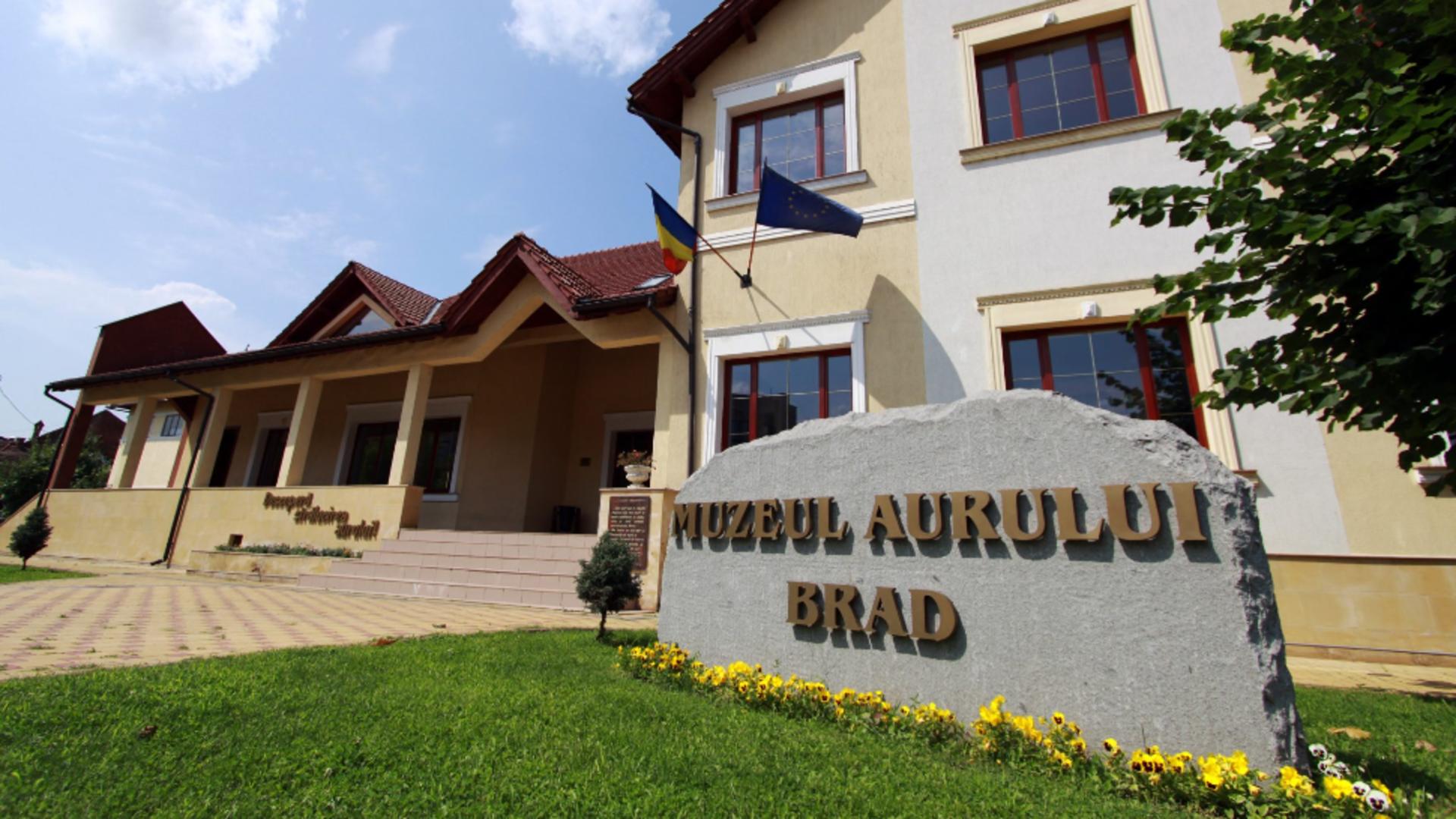 Muzeul Aurului din Brad are un singur schimb de paznici. Foto/Primăria Brad