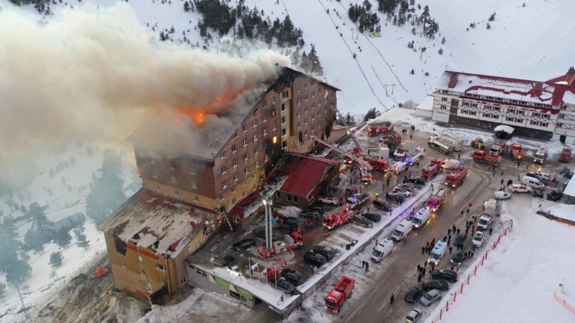 Presa locală a descris incendiul ca fiind catastrofal (Profimedia)