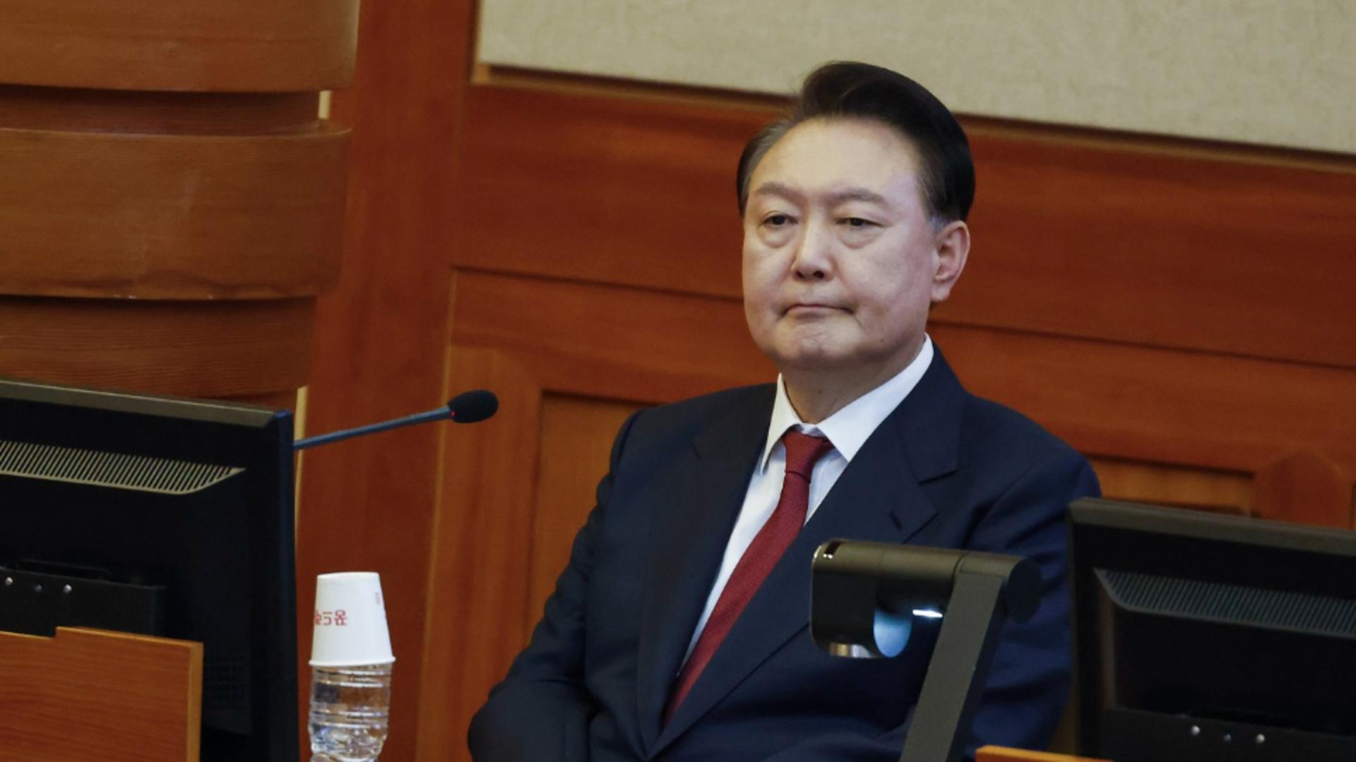 Preşedintele sud-coreean Yoon Suk Yeol rămâne în închisoare, fiind inculpat de ”insurecţie”. Foto: Profimedia