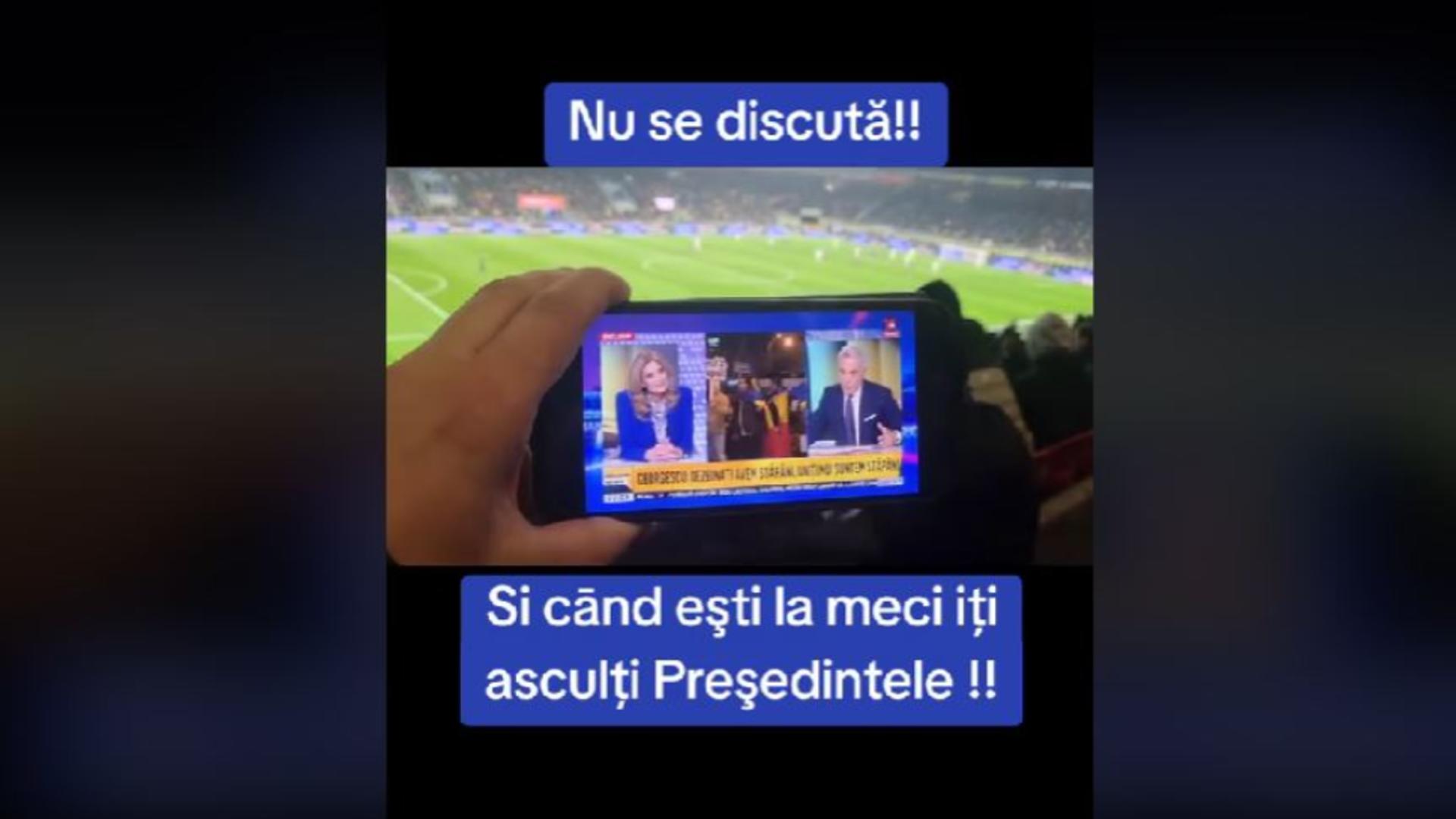 Impresionant! Românii urmăresc Realitatea PLUS de pe stadion