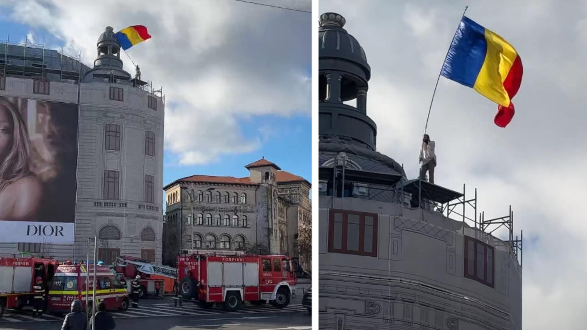 Stegarul Dac a îngreunat circulația rutieră. Foto: Facebook