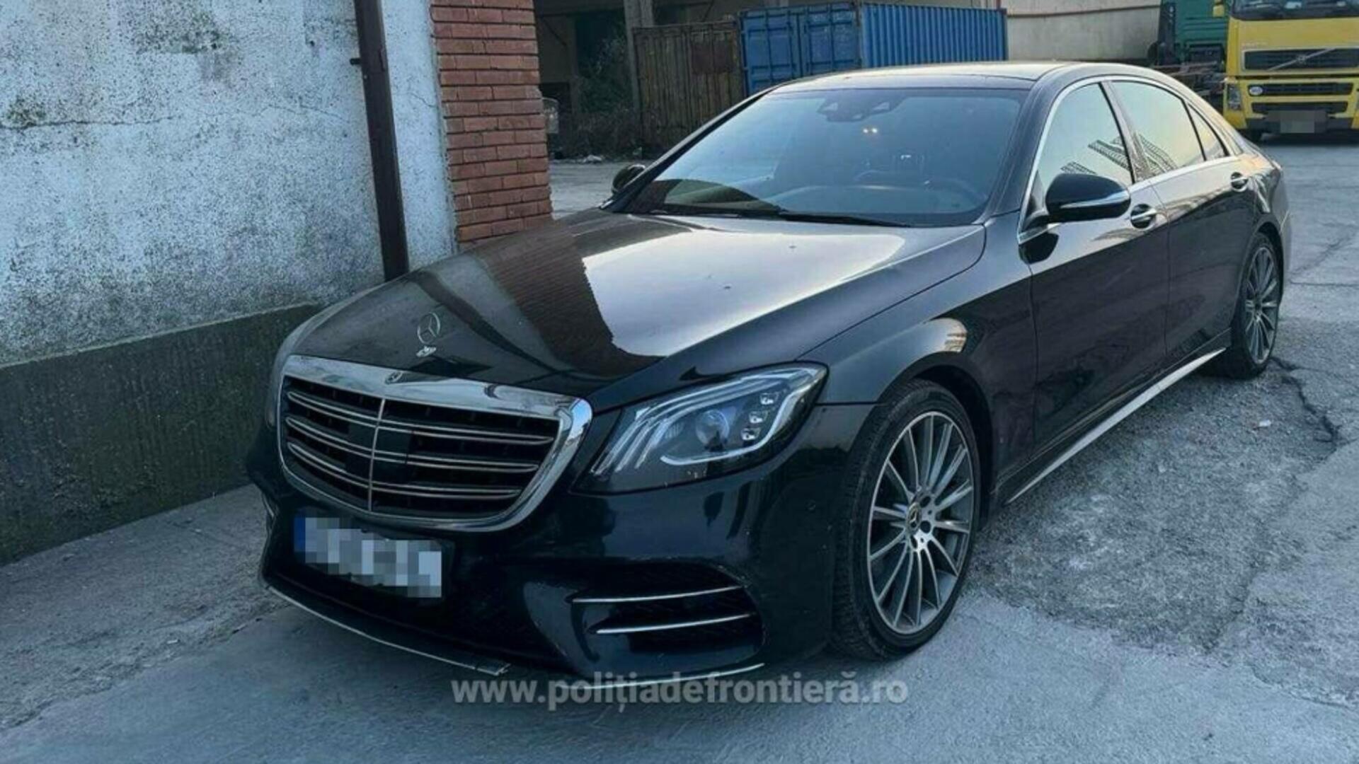 Mercedes de 50.000 de euro, confiscat pe loc de polițiștii din Agigea