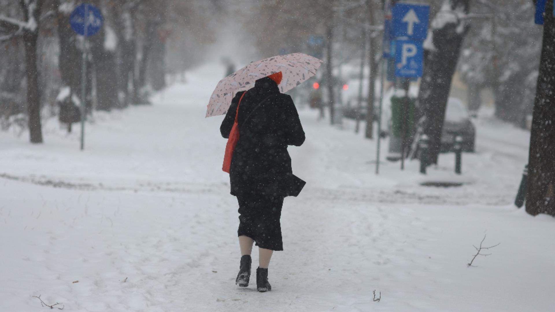 Ipocrizia ROMPREST: mafia gunoaielor încasează milioane de euro pentru deszăpezire, dar străzile sunt îngropate în zăpadă / Foto: Inquam Photos