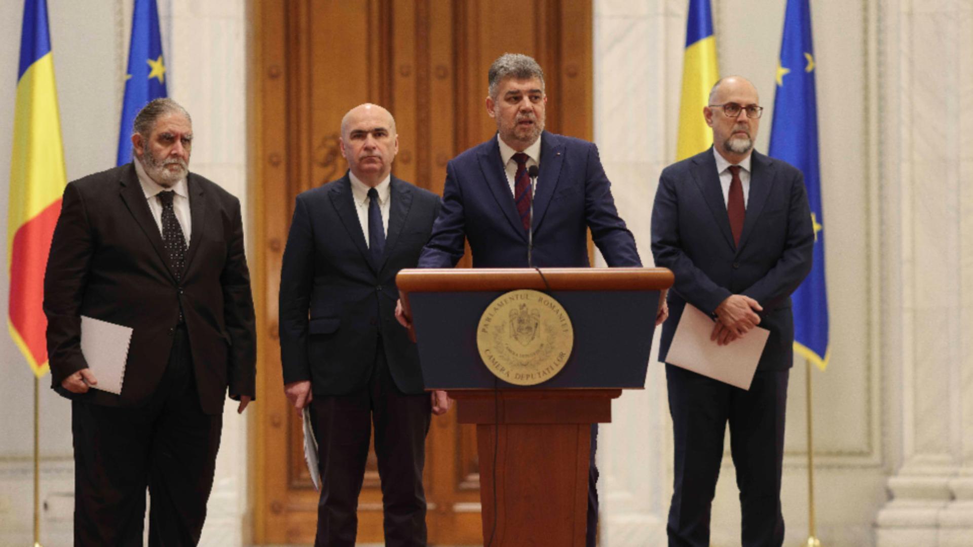 Liderii coaliției PSD-PNL-UDMR, întâlnire de gradul zero cu Klaus Iohannis la Cotroceni