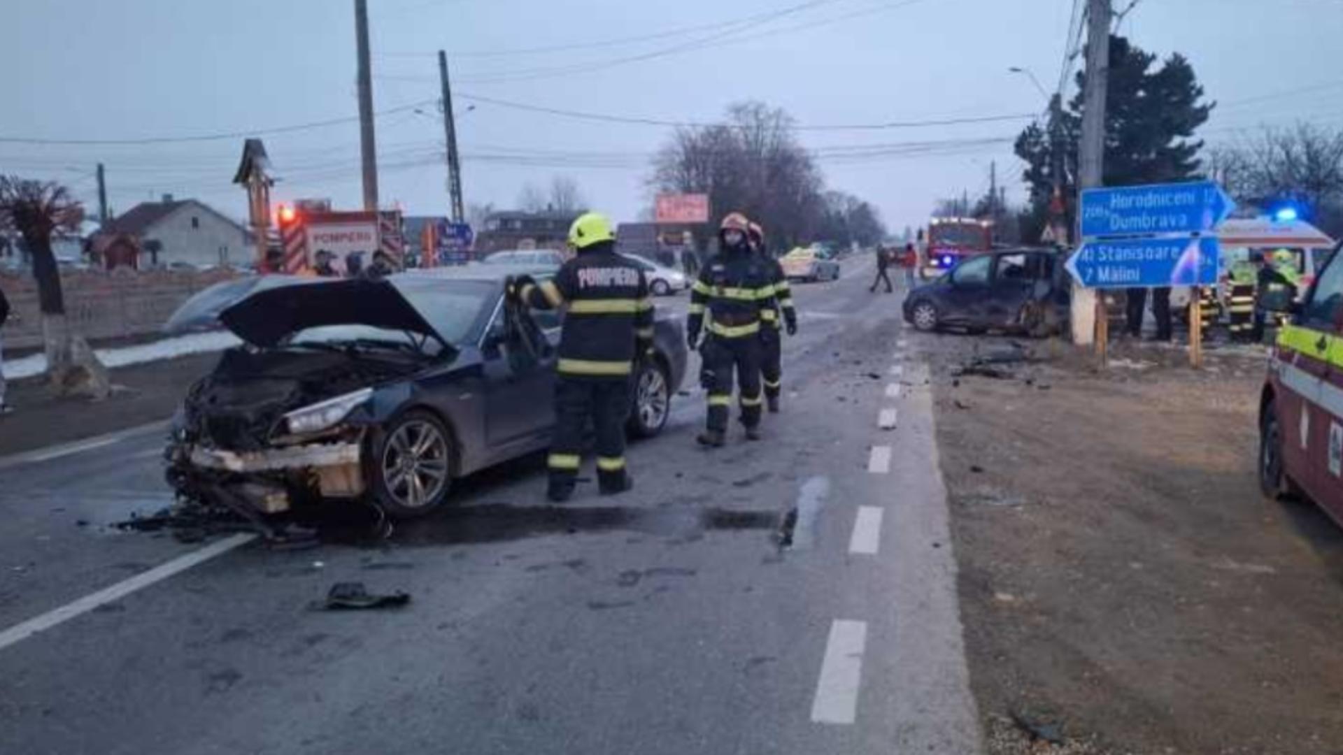 Accident grav în comuna Cornu Luncii, județul Suceava