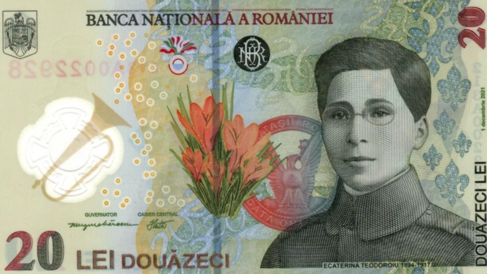 Cu cât se vinde bancnota de 20 de lei, vânată de colecționari. De ce este atât de rară?