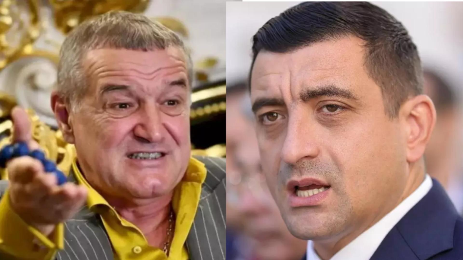 Război între Gigi Becali și George Simion din cauza lui Călin Georgescu