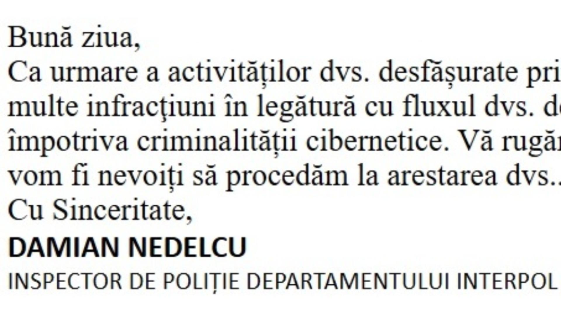 Noua escrocherie în numele „Poliției Române” bagă românii în sperieți: „Vom fi nevoiți să procedăm la arestarea dvs”