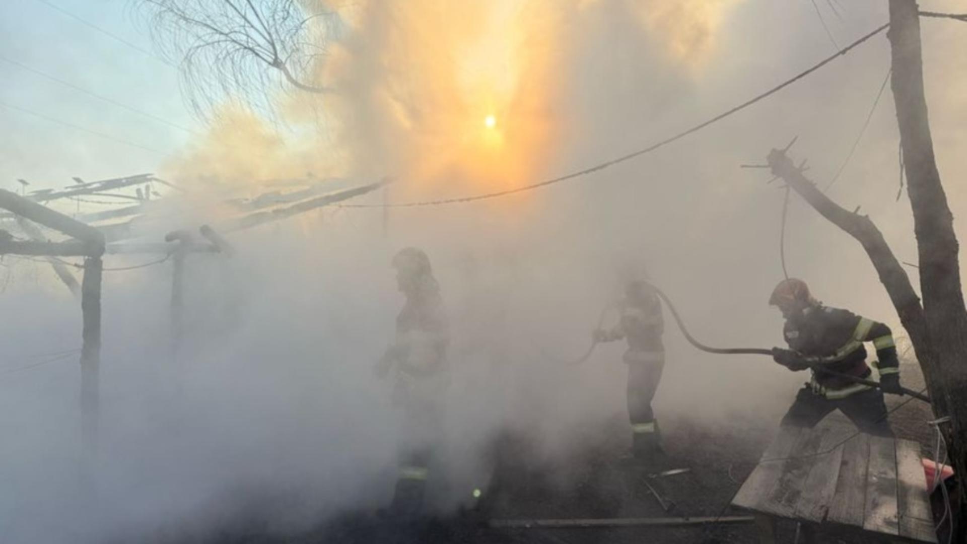 Tragedie în județul Vâlcea. FOTO: ISU Vâlcea 