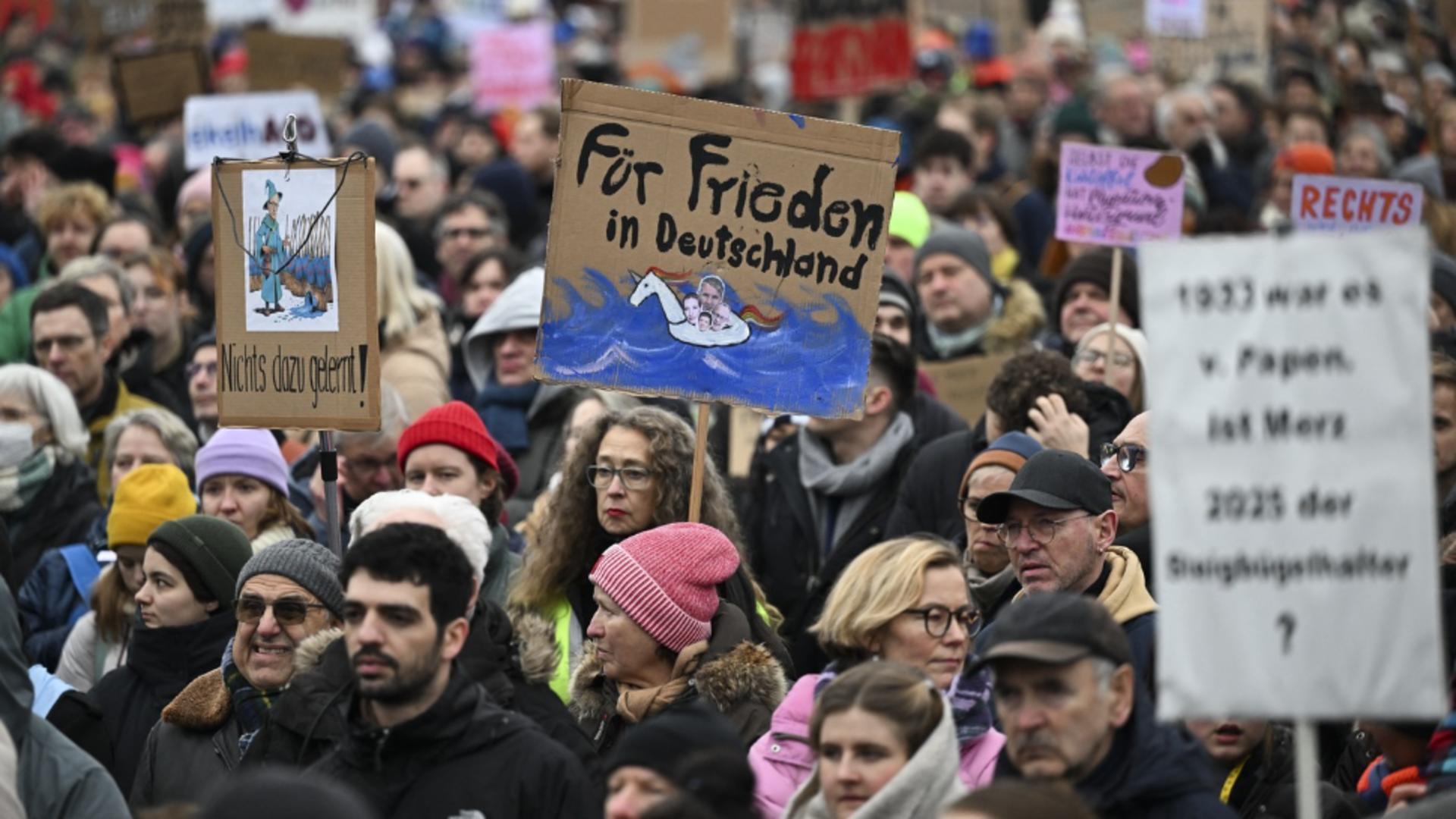 Proteste masive în Germania. Foto: Profimedia