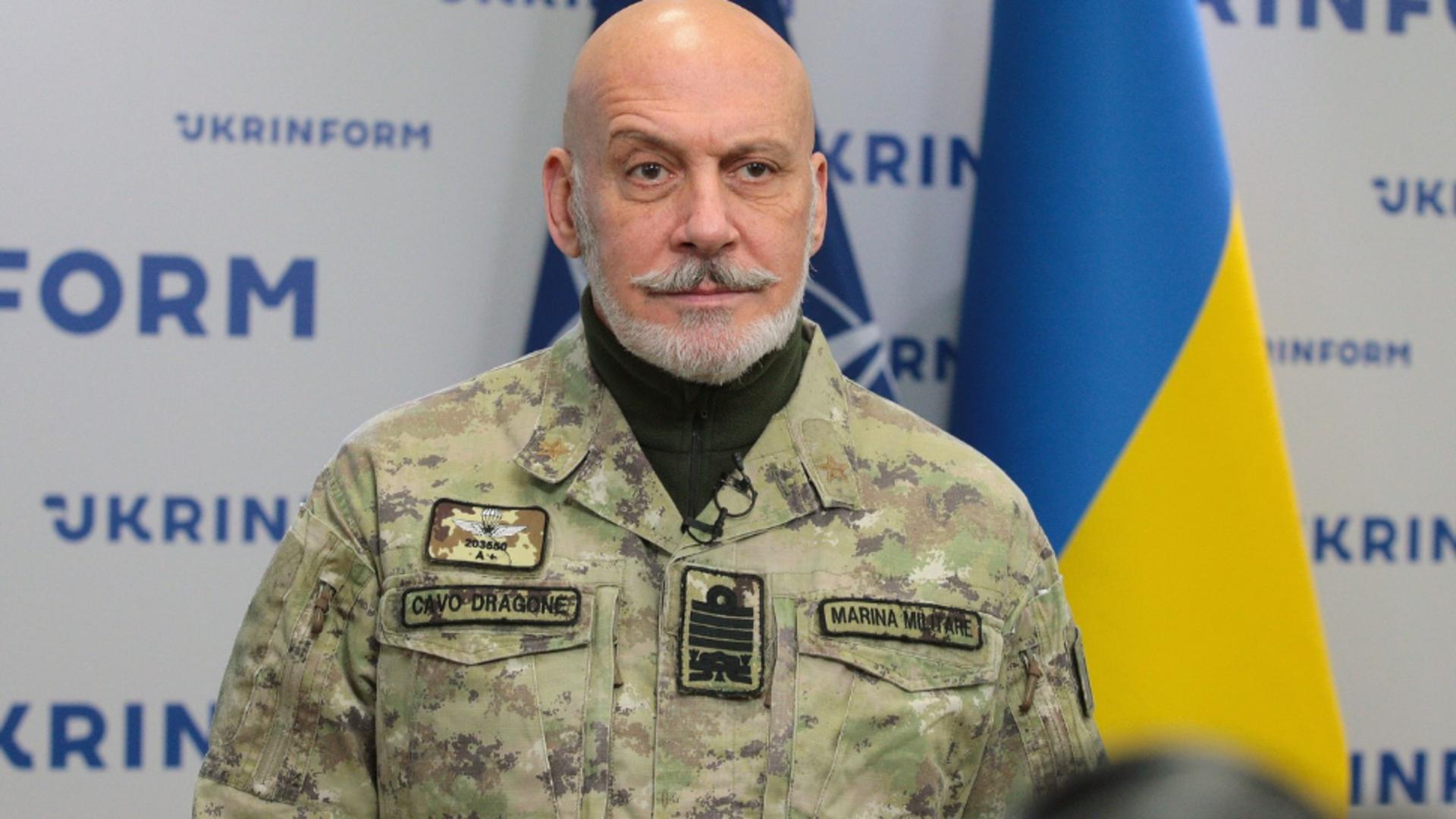 Noul șef al Comitetului Militar al NATO, Giuseppe Cavo Dragone. Foto: Profimedia