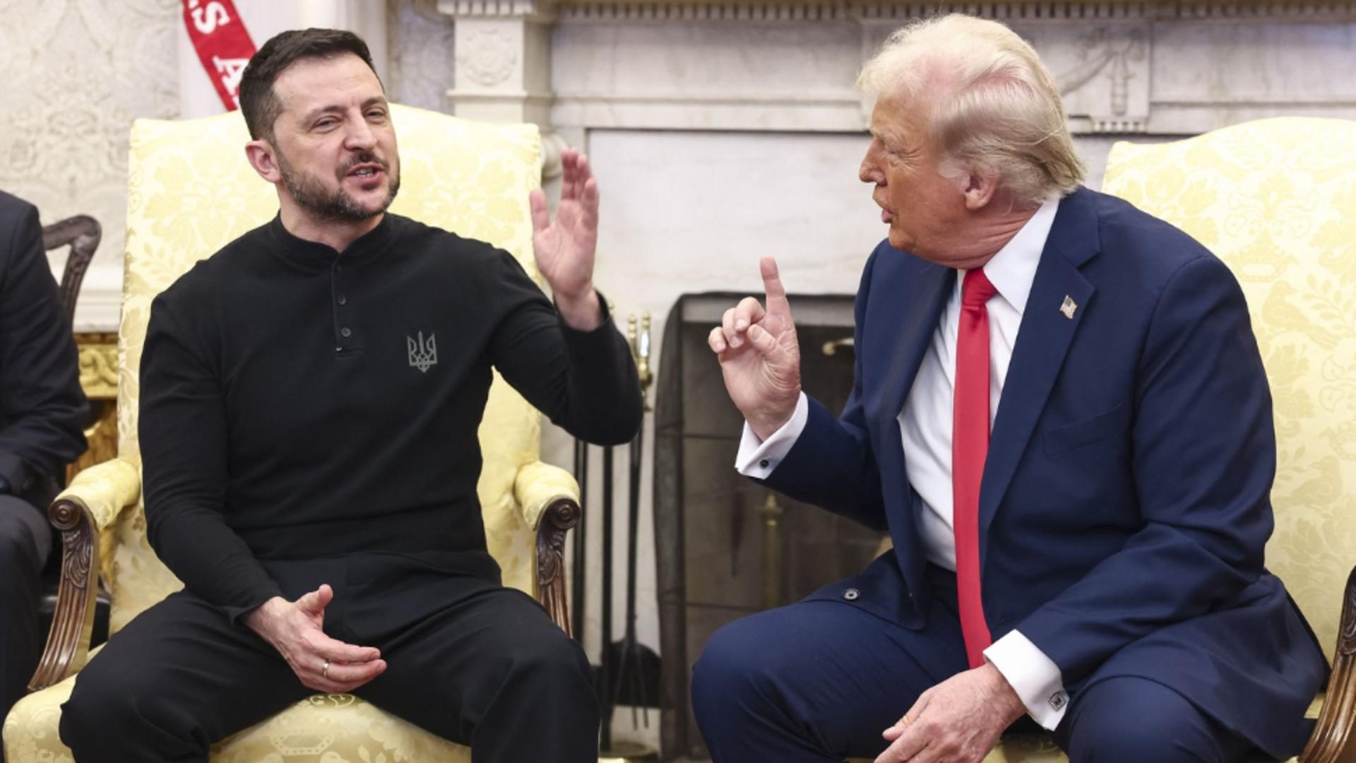 Donald Trump și Volodimir Zelenski. Foto: Profimedia