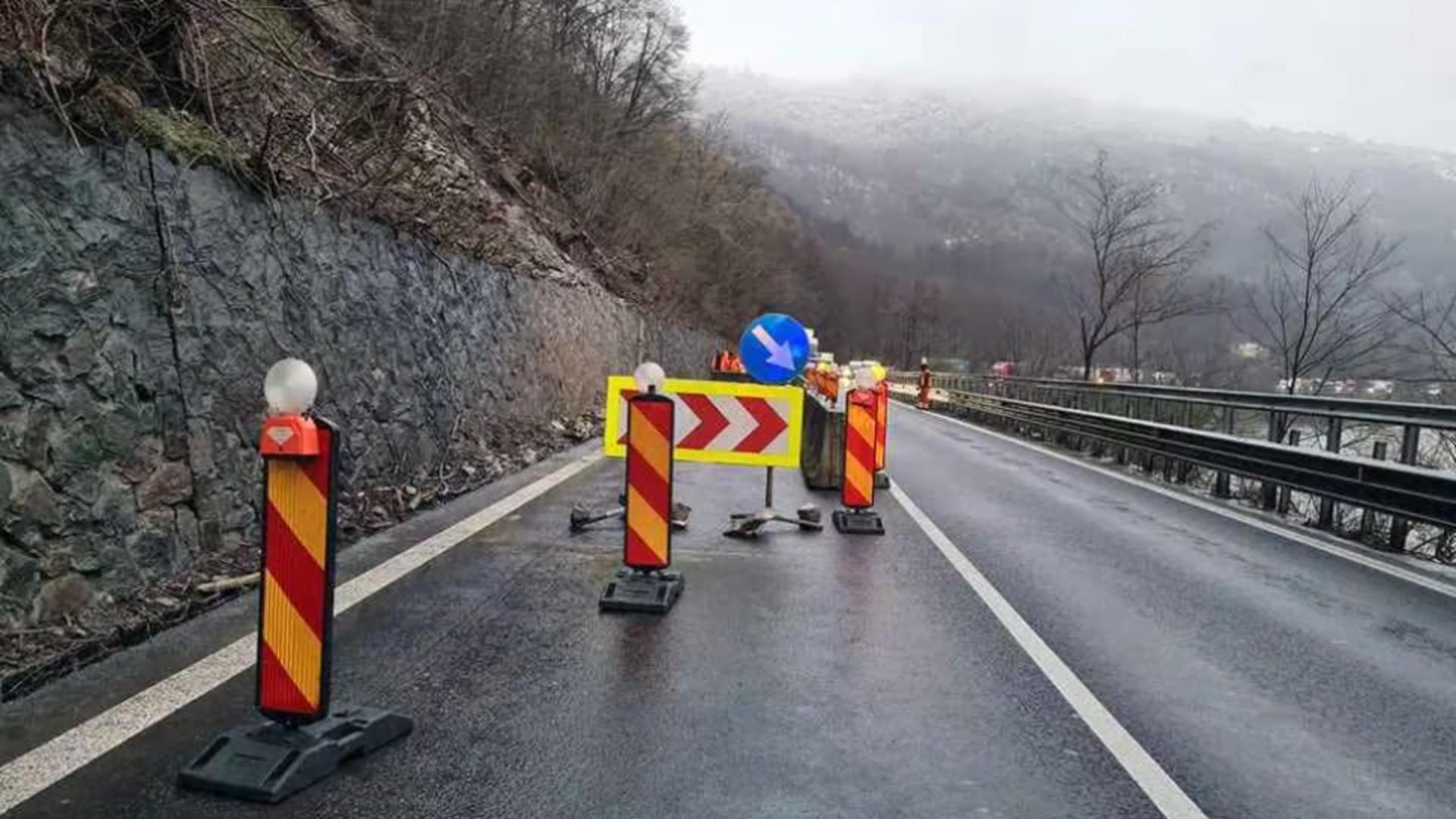 Trafic RESTRICȚIONAT pe DN 7 Valea Oltului. Cum se va circula din 4 martie?