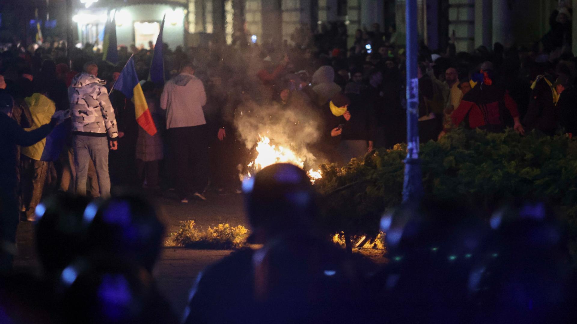 Violențe Centrul Vechi/ Inquam Photos / George Călin