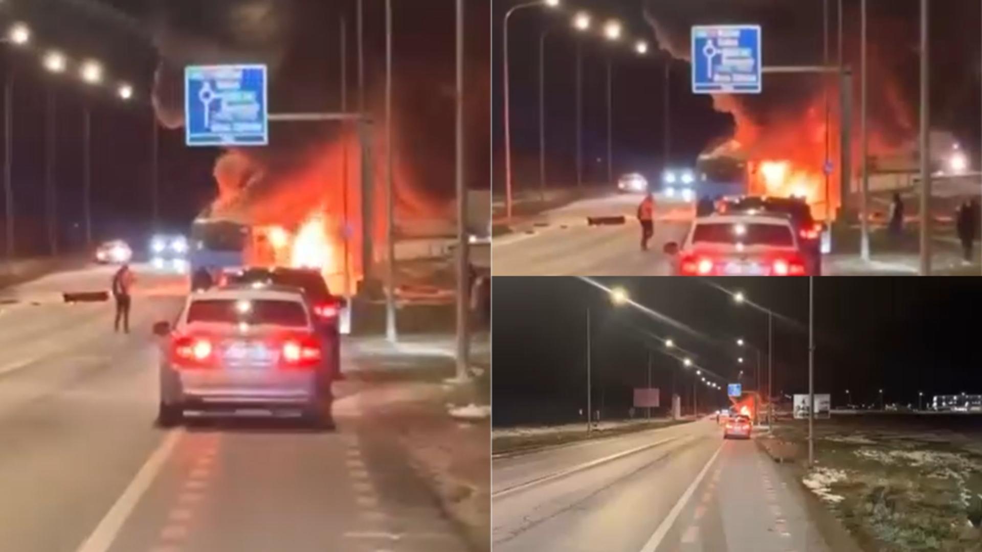 Accident rutier grav în Sibiu. FOTO: Sibiu100