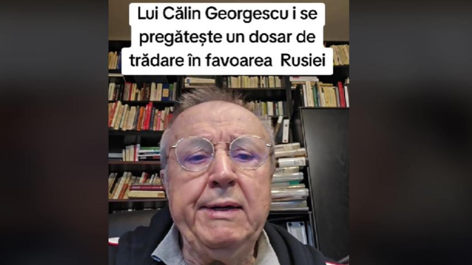 Ion Cristoiu: „Lui Călin Georgescu i se pregătește un dosar de trădare!” - VIDEO