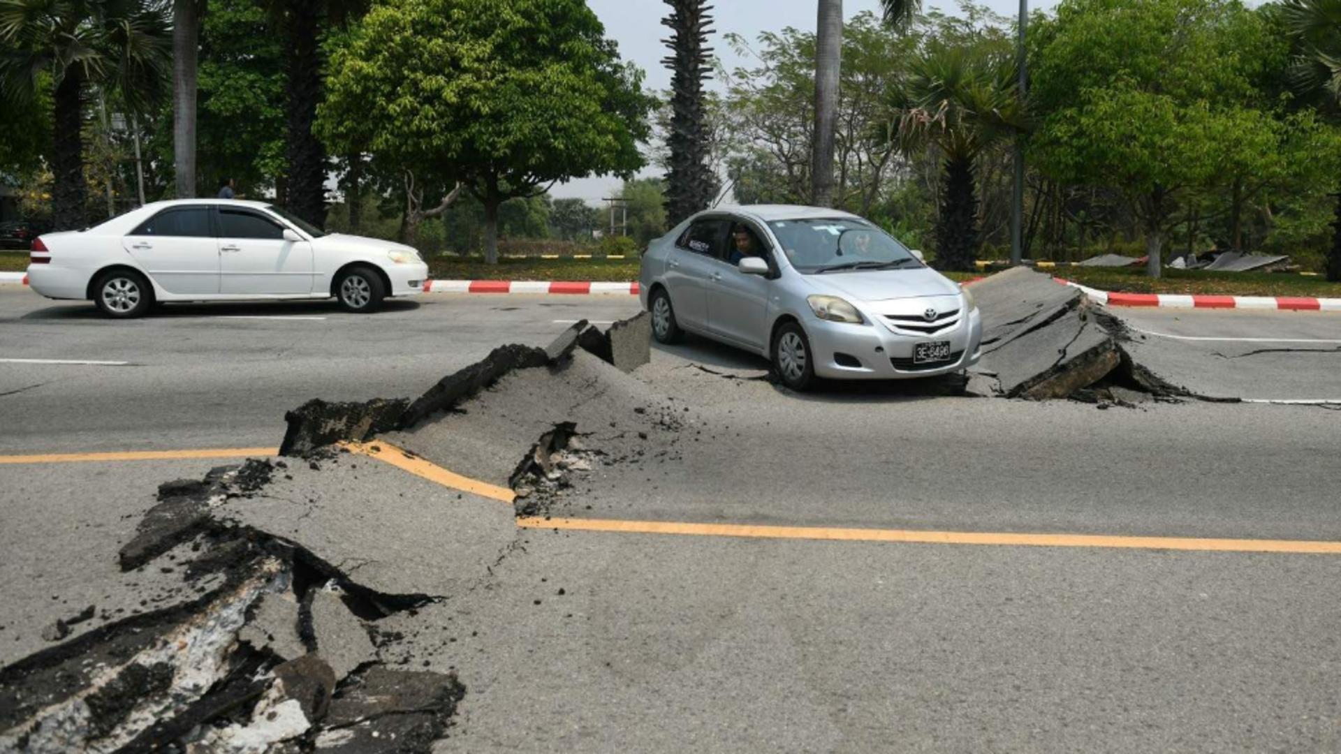 Imagini dramatice în urma cutremurului de 7,7 grade pe scara Richter. Oamenii din Myanmar fug îngroziți – VIDEO