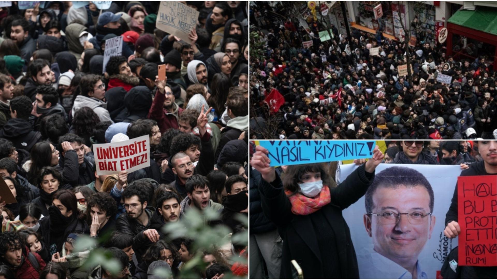 Sute de oameni au fost arestați în urma protestelor din Turcia