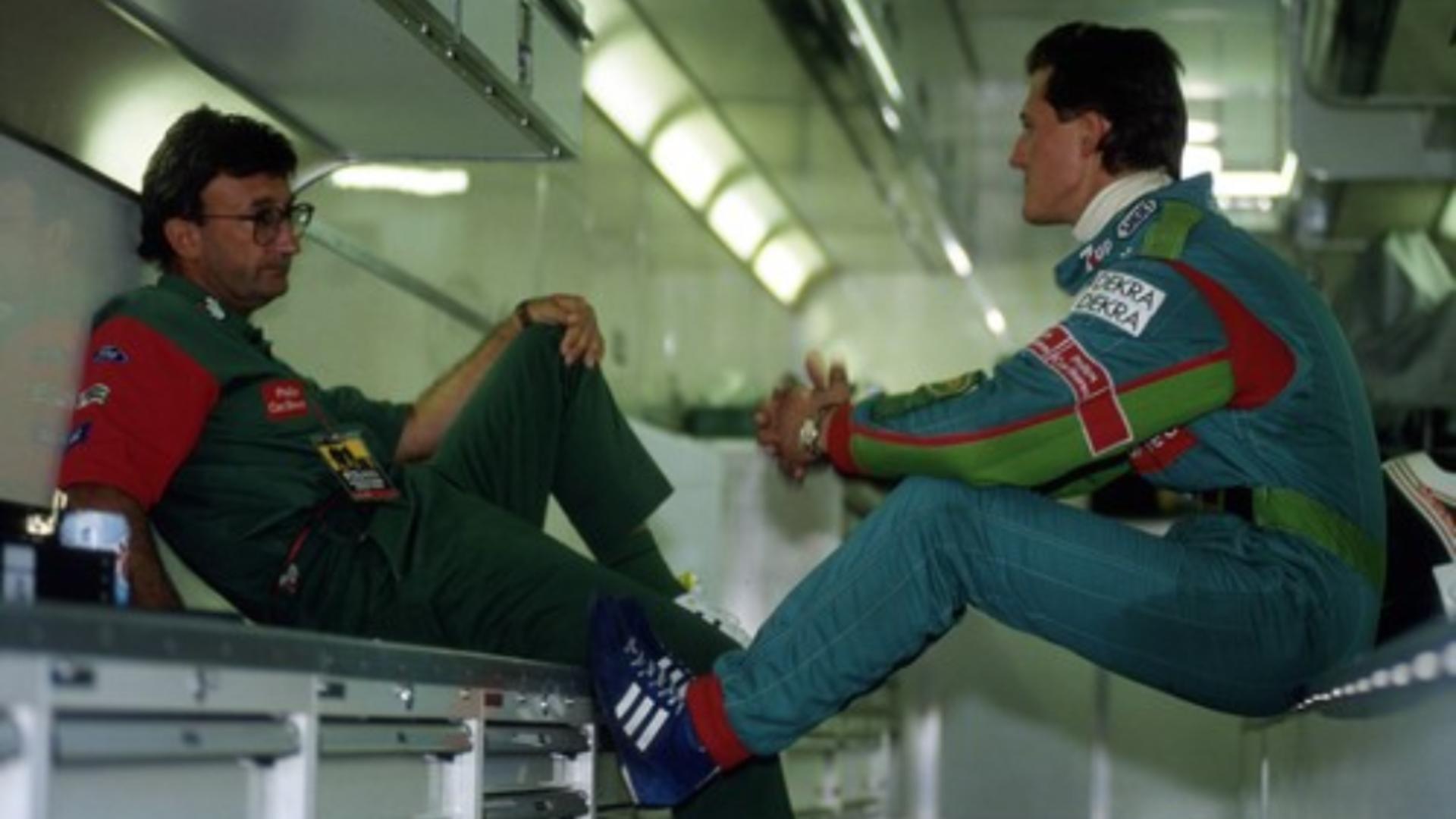 Eddie Jordan și Michael Schumacher (foto: Profimedia)