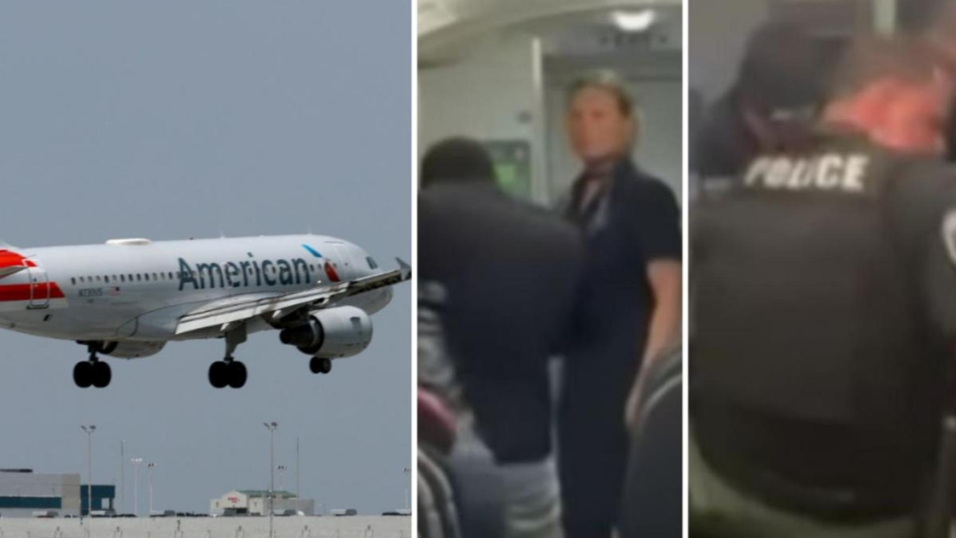 Scene de coșmar în avion: un pasager a înghițit un rozariu și a atacat stewardesele spunând că se luptă cu „discipolii lui Satana"