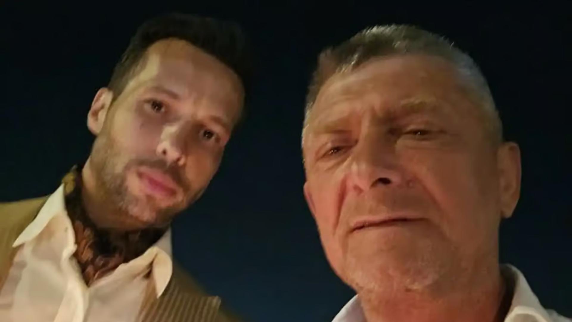 Tristan Tate și politicianul Ioan Lazăr (