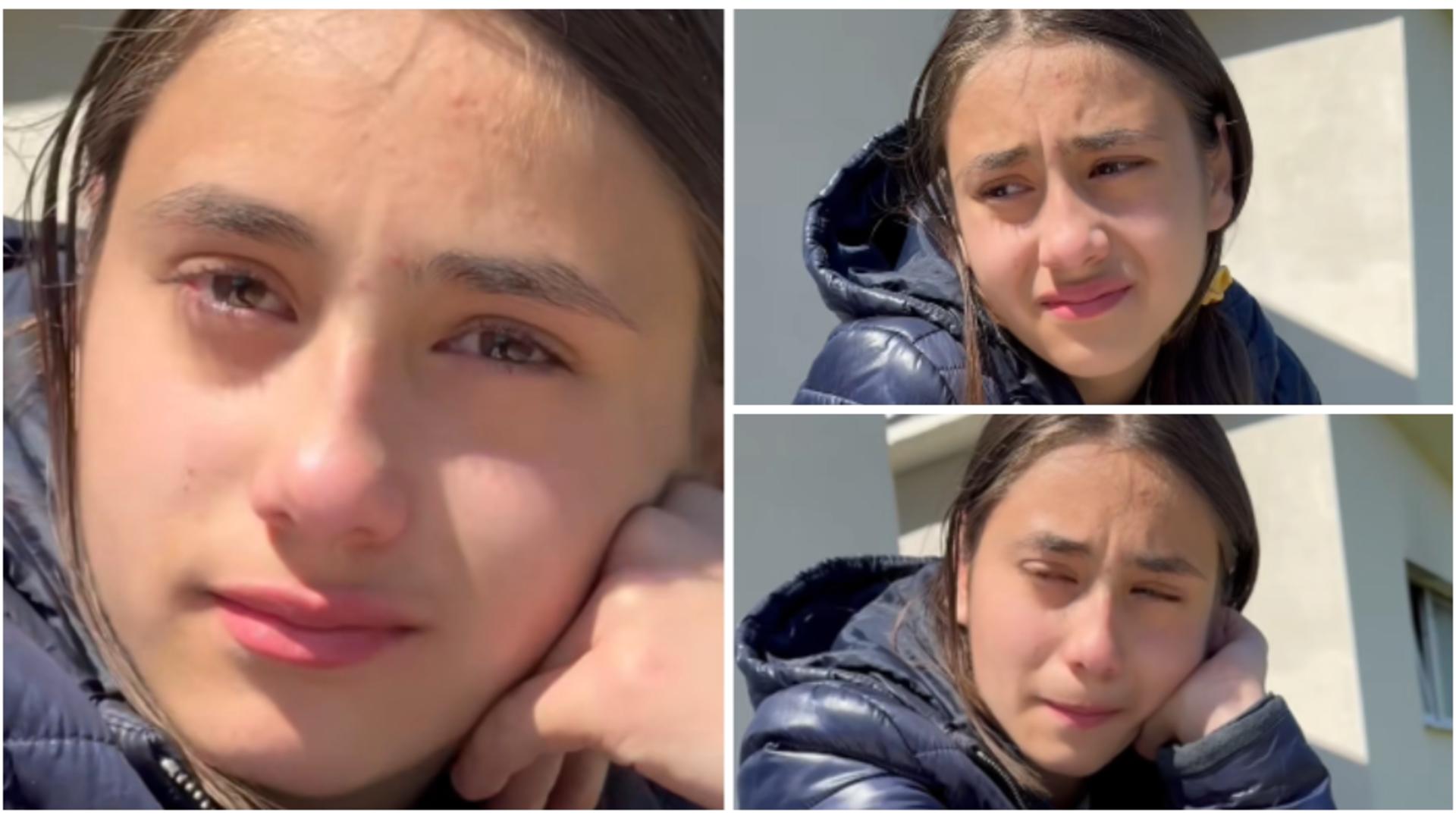 Fetiță abandonată de mamă și cu tatăl paralizat