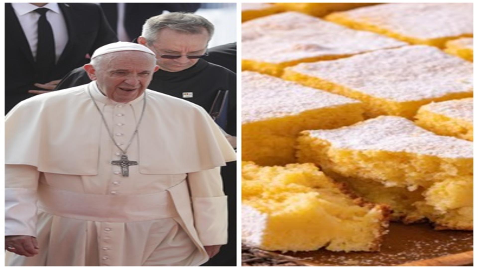 Desertul modest care l-a cucerit pe Papa Francisc în timpul vizitei din România, în 2019 / Colaj foto