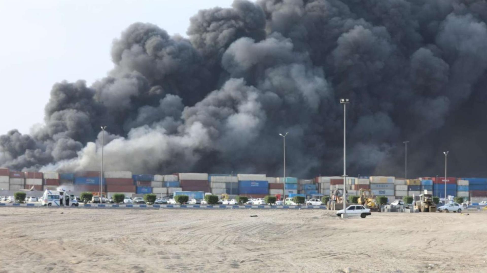 Explozie în cel mai mare port al Iranului. Foto: Profimedia