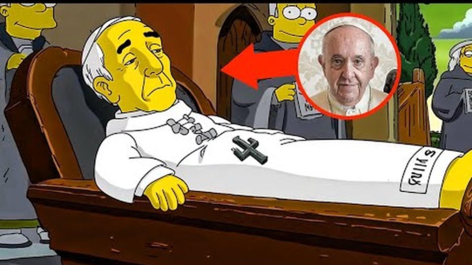 Apocalipsa după Simpsons: Celebrul serial a prezis moartea Papei dar și moartea lui Vladimir Putin