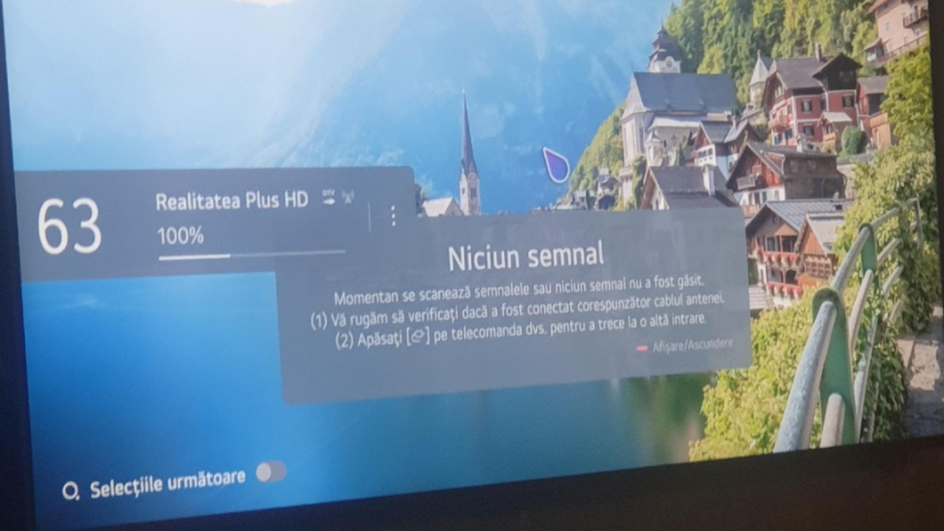Zeci de telespectatori au imortalizat momentul (foto primă pe mailul redactiei)