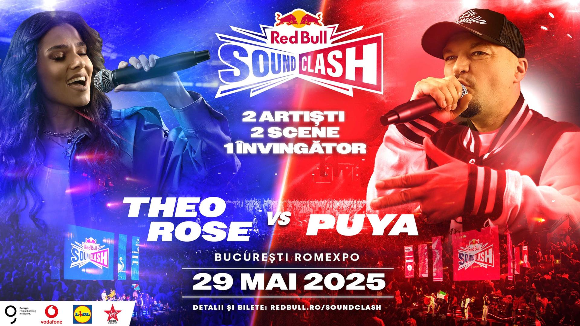 Theo Rose vs. Puya: duelul care aprinde scena la Red Bull SoundClash 2025