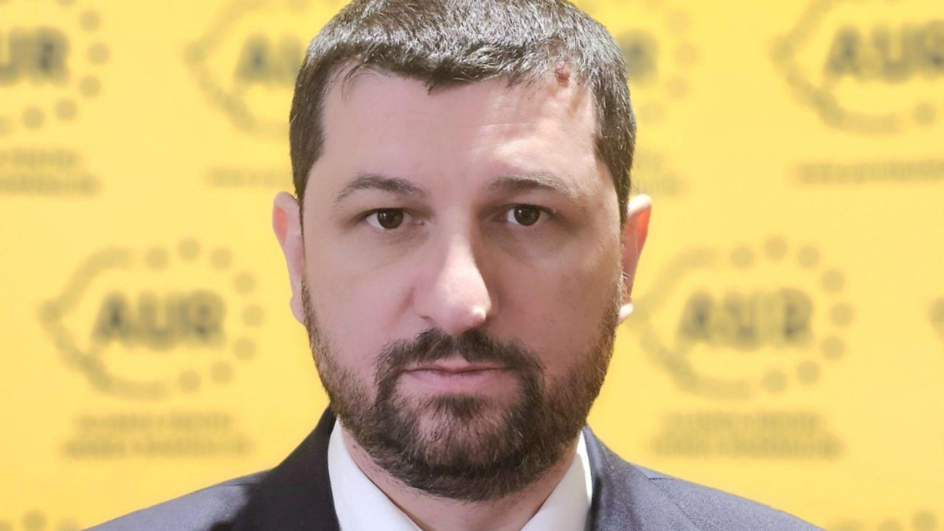 Vicepreședintele AURMarius Lulea: Partidul nostru face parteneriat doar cu românii/ Foto: Facebook