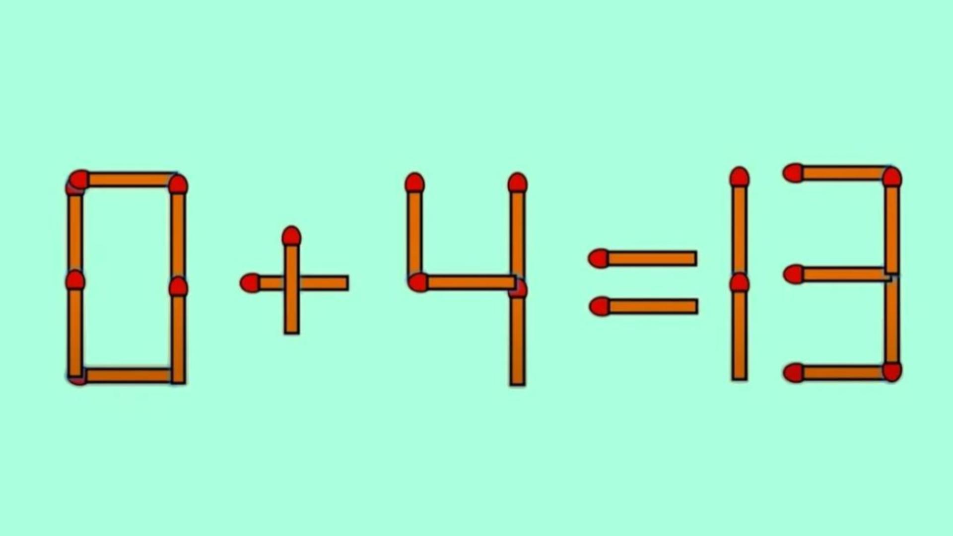 Testul IQ de miercuri! Cei mai deștepți dintre cei mai deștepți pot corecta 0+4=13