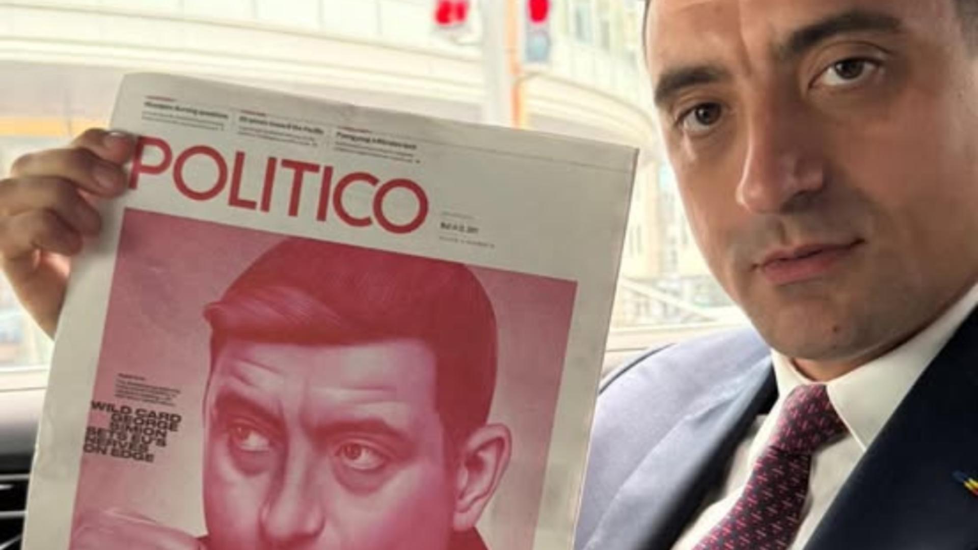 George Simion este prezentat drept noua vedetă a politicii europene