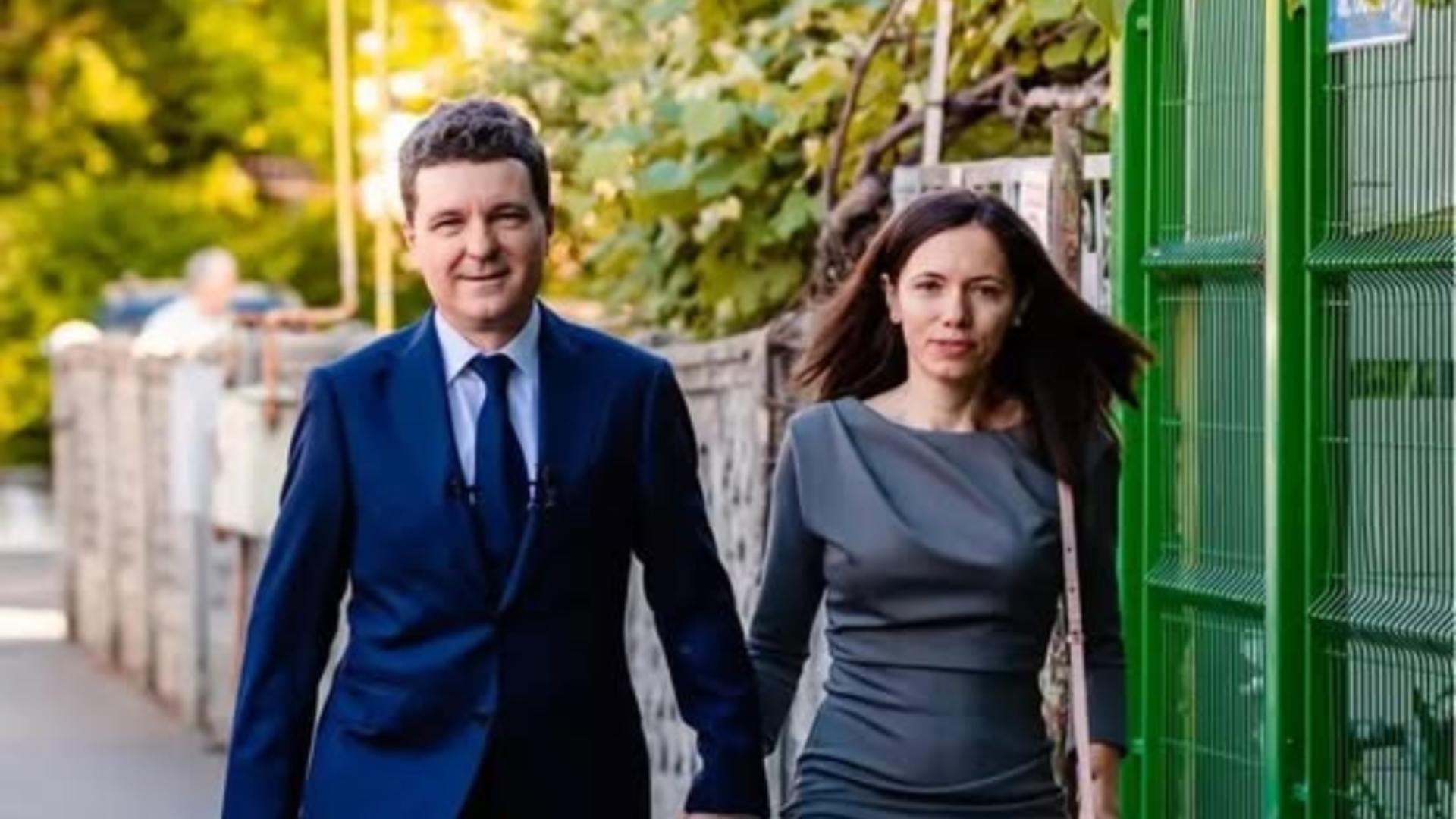 Nicușor Dan și Mirabela Grădinaru