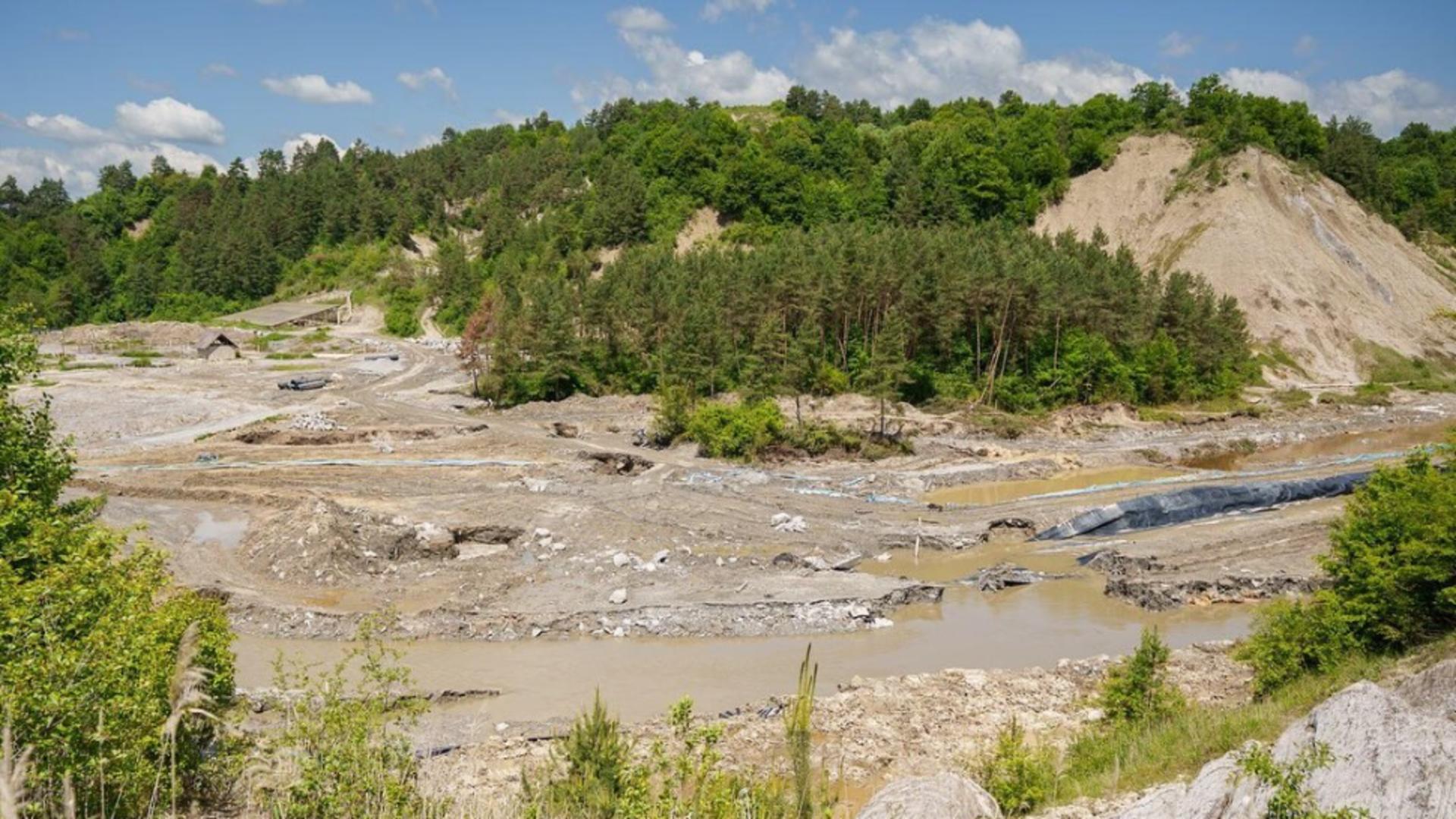 Nicușor Dan, la Praid/ Foto: Facebook