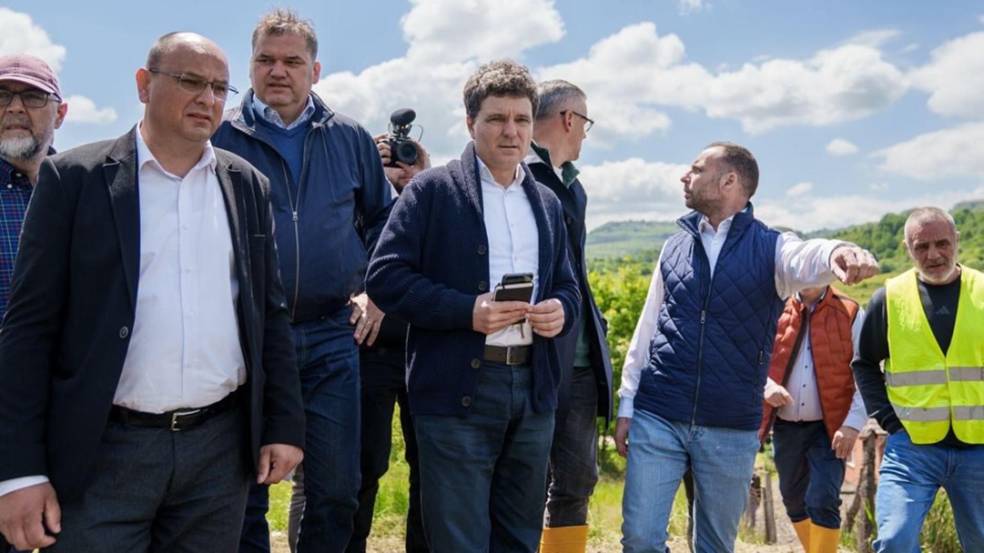 Nicușor Dan, la Praid/ Foto: Facebook