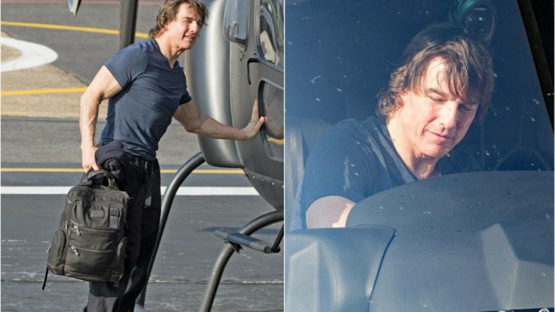 Tom Cruise, apariție surprinzătoare lângă o actriță celebră. Cum au fost surprinși cei doi în elicopter?