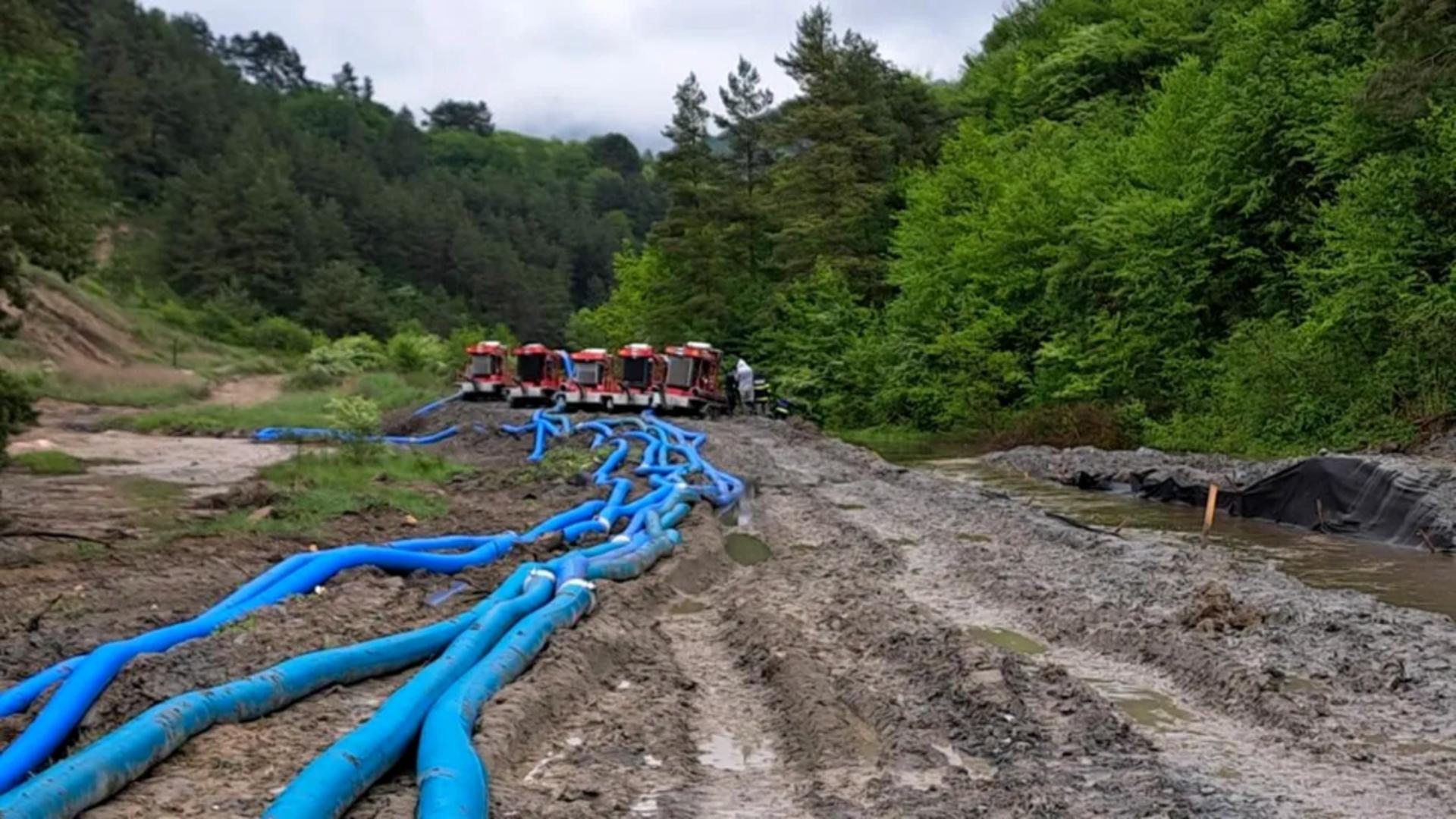 Situație dramatică la Salina Pad. FOTO: ISU Harghita