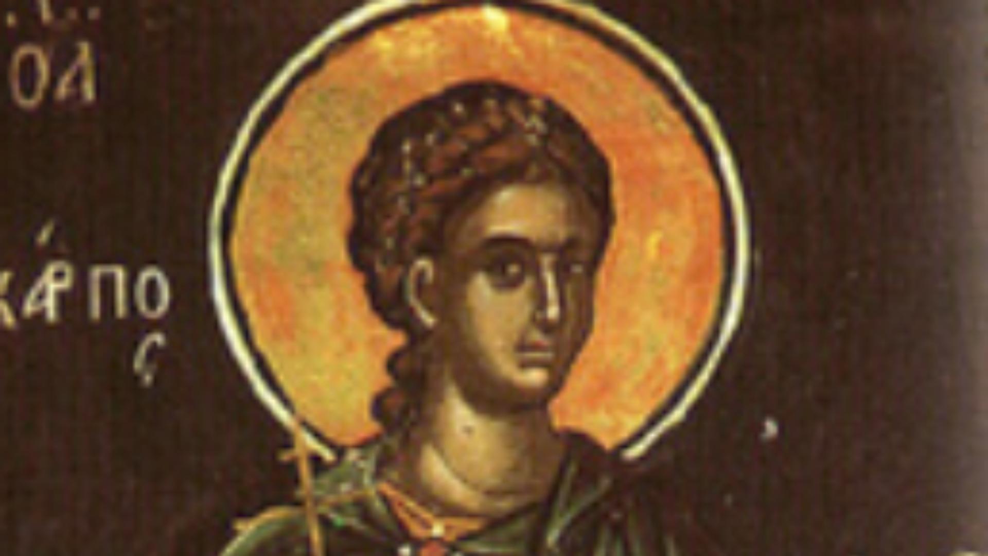 Sfantul Apostol Carp, unul din cei 70 de apostoli