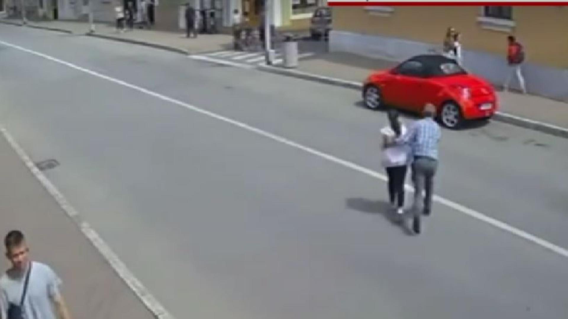 Accident în Lugoj: un bărbat și nepoata sa de 10 ani, loviți de o mașină în timp ce traversau neregulamentar